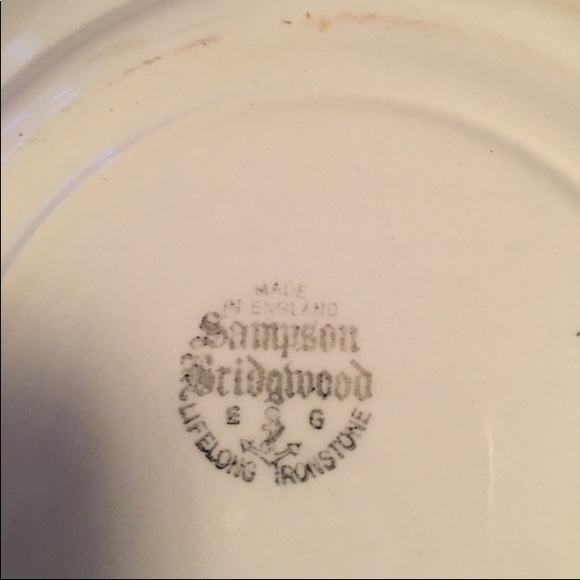 Sampson bridgwood ironstone plates - Picture 3 of 3